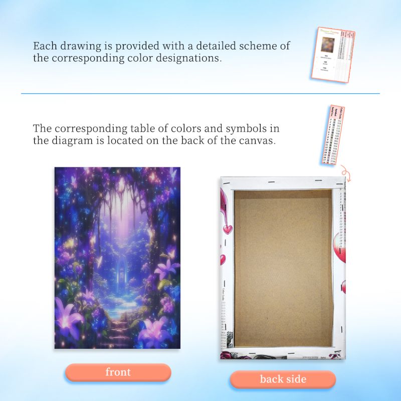 RUOPOTY Framed Luminous Forest - Painting Supplies review and price