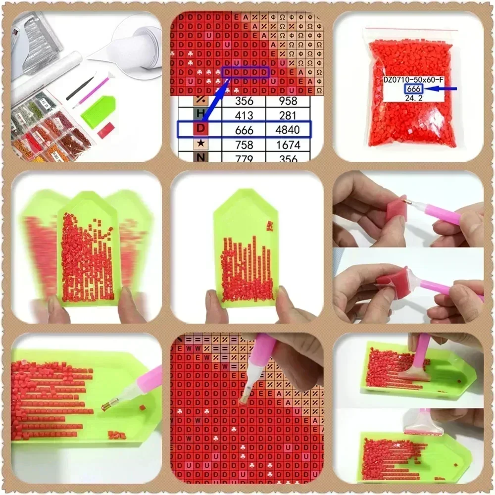 1PC frameless 5D Diamond Paint - Painting Supplies review and price